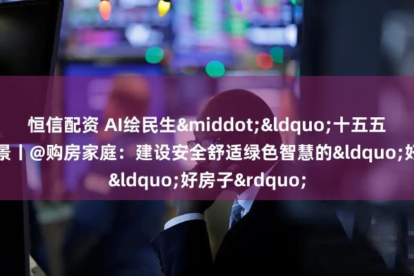 恒信配资 AI绘民生&middot;&ldquo;十五五&rdquo;新图景丨@购房家庭：建设安全舒适绿色智慧的&ldquo;好房子&rdquo;